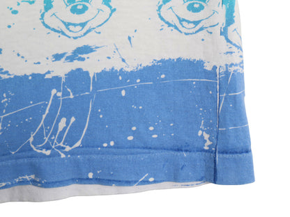 80s USA製 ミッキー オールオーバー プリント Tシャツ メンズ レディース XL 程 ヴィンテージ キャラクター ディズニー 総柄 大きいサイズ