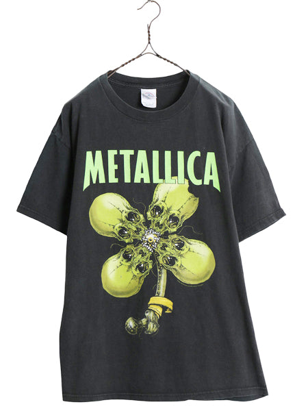 00s ★ メタリカ パスヘッド スカル イラスト プリント Tシャツ メンズ L / オールド オフィシャル 当時物 バンド ロック メタル 黒 GIANT