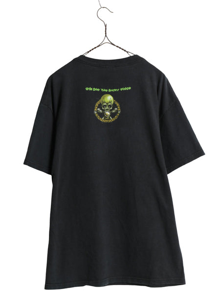 00s ★ メタリカ パスヘッド スカル イラスト プリント Tシャツ メンズ L / オールド オフィシャル 当時物 バンド ロック メタル 黒 GIANT