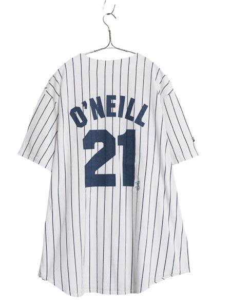 ヤンキース USA製 ベースボール シャツ メンズ XL / MLB オフィシャル マジェスティック 大リーグ ユニフォーム ゲームシャツ 大きいサイズ