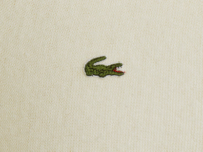 80s USA製 ラコステ アクリル ニット セーター メンズ レディース L / 古着 ヴィンテージ Vネック ワンポイント ワニ 刺繍 長袖ニット 薄手