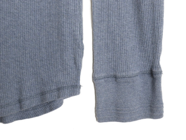 ローレン ラルフローレン ハーフジップ 長袖 Tシャツ レディース XL / コットン ストレッチ リブ編み カットソー 段リブ ショルダーパッチ