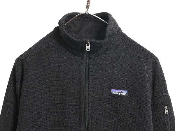 パタゴニア ベターセーター ジャケット レディース L / 古着 20年製 アウトドア 裏起毛 フリース セーター フルジップ ブルゾン ブラック