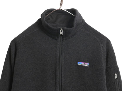 パタゴニア ベターセーター ジャケット レディース L / 古着 20年製 アウトドア 裏起毛 フリース セーター フルジップ ブルゾン ブラック
