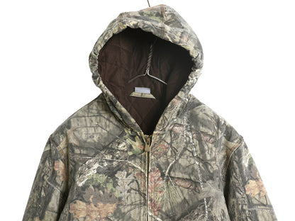US企画 カーハート リアルツリー カモ アクティブ ジャケット キッズ XL メンズ XS ダック パーカー 中綿 キルティング ライナー ブルゾン