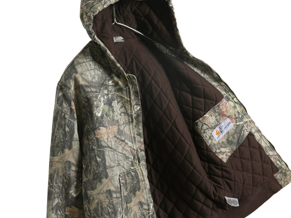 US企画 カーハート リアルツリー カモ アクティブ ジャケット キッズ XL メンズ XS ダック パーカー 中綿 キルティング ライナー ブルゾン