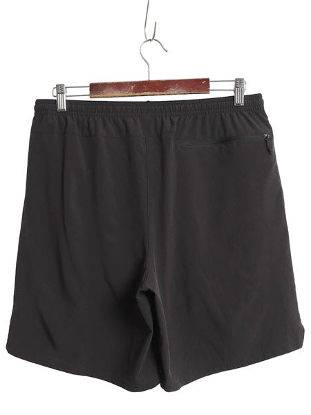 パタゴニア ナイン トレイルズ ショーツ メンズ L 21年製 アウトドア ショートパンツ イージーパンツ 短パン 薄手 ストレッチ ボトムス 黒