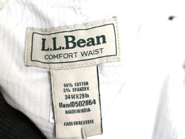 エルエルビーン 太畝 コーデュロイ パンツ 34 29 / 古着 アウトドア ノータック スラックス ストレート トラウザー コーズ シンプル 濃灰