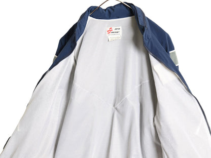 米軍実物 US AIR FORCE ナイロン トレーニング ジャケット MEDIUM REGULAR / 10年製 ミリタリー エアフォース 軍物 ジャンパー ブルゾン 青