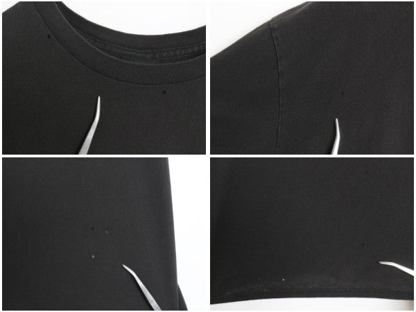 ハーレー ダビッドソン 両面 プリント Tシャツ メンズ XL オフィシャル スカル バイク イラスト アート 大きいサイズ カットソー ブラック