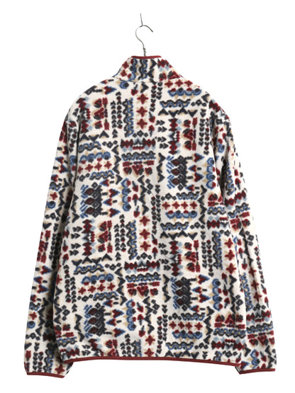 パタゴニア 総柄 ライトウェイト シンチラ スナップT メンズ M / 古着 22年製 プルオーバー フリース ジャケット ブルゾン マルチカラー