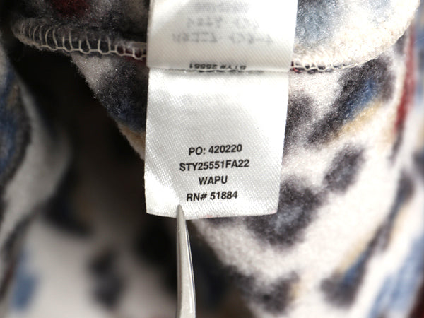 パタゴニア 総柄 ライトウェイト シンチラ スナップT メンズ M / 古着 22年製 プルオーバー フリース ジャケット ブルゾン マルチカラー