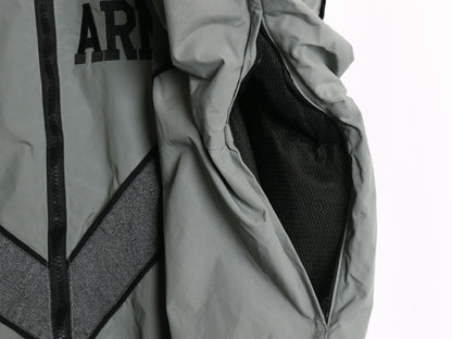 00s 米軍実物 US ARMY ナイロン トレーニング ジャケット LARGE REGULAR 古着 04年製 オールド ミリタリー IPFU 軍物 ジャンパー ブルゾン