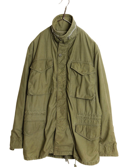 60s 1st モデル 米軍実物 US ARMY M-65 フィールド ジャケット MEDIUM 程 ヴィンテージ 軍物 ミリタリー アーミー エポレット無し 最初期