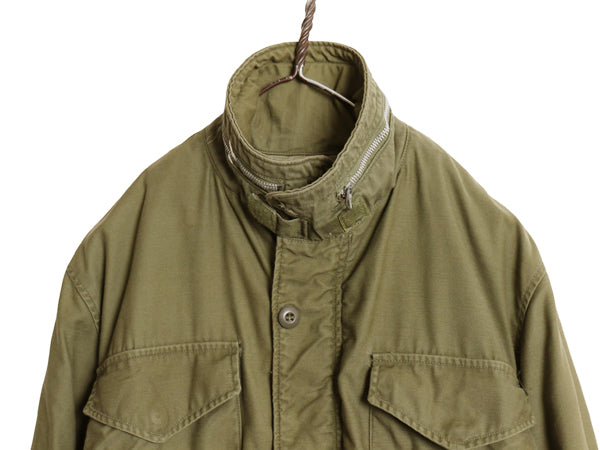 60s 1st モデル 米軍実物 US ARMY M-65 フィールド ジャケット MEDIUM 程 ヴィンテージ 軍物 ミリタリー アーミー エポレット無し 最初期
