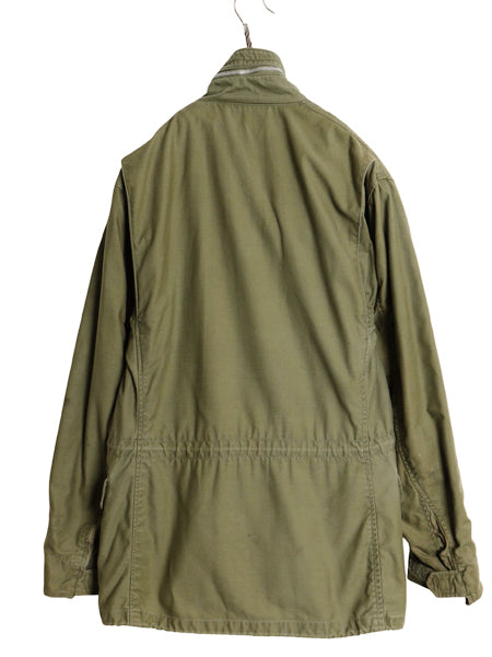60s 1st モデル 米軍実物 US ARMY M-65 フィールド ジャケット MEDIUM 程 ヴィンテージ 軍物 ミリタリー アーミー エポレット無し 最初期