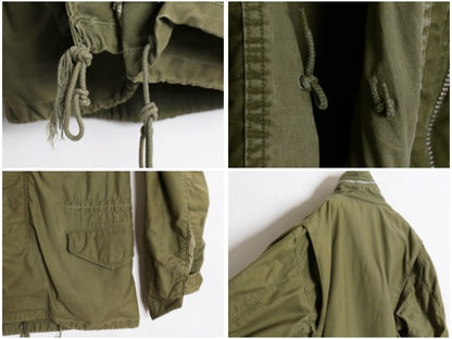 60s 1st モデル 米軍実物 US ARMY M-65 フィールド ジャケット MEDIUM 程 ヴィンテージ 軍物 ミリタリー アーミー エポレット無し 最初期