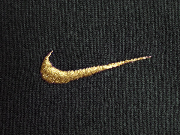 90s ナイキ スモール スウッシュ 刺繍 スウェット メンズ M / オールド 当時物 裏起毛 トレーナー クルーネック ワンポイント プルオーバー