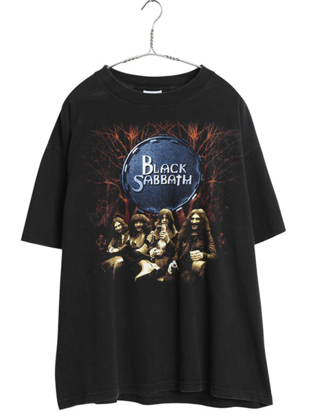 90s ★ ブラックサバス ツアー イラスト プリント Tシャツ メンズ XL オールド オジーオズボーン オフィシャル バンド ロック ALL SPORT 黒