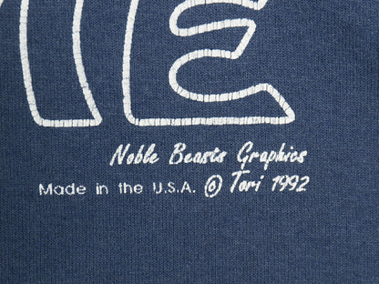 90s USA製 犬 イラスト プリント 半袖 Tシャツ メンズ レディース XL オールド シングルステッチ グラフィック アート 大きいサイズ ブルー