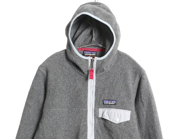 パタゴニア ライトウェイト シンチラ スナップT フーディ レディース S / 15年製 フリース フルジップ パーカー ジャケット ブルゾン 廃盤