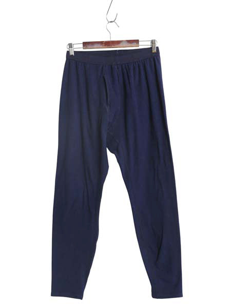 90s USA製 パタゴニア キャプリーン フリース パンツ メンズ レディース L 古着 オールド 97年製 アンダーウェア インナー アウトドア 紺