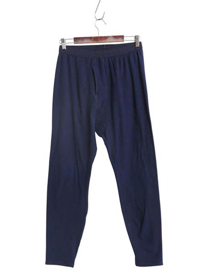 90s USA製 パタゴニア キャプリーン フリース パンツ メンズ レディース L 古着 オールド 97年製 アンダーウェア インナー アウトドア 紺