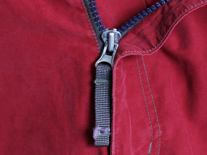 00s ☆ BRITCHES ギミック カーゴ ショーツ  メンズ 33 古着 オールド Y2K ベルト付き ストリート ショートパンツ ルーズ ワイド バギー 赤
