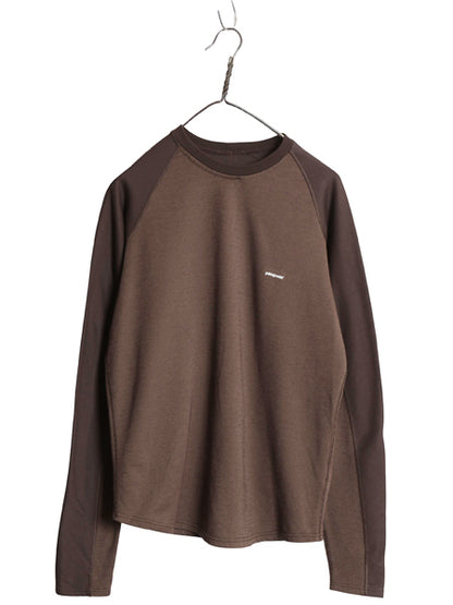 パタゴニア キャプリーン 3 長袖 Tシャツ メンズ M / 08年製 アウトドア ロンT ストレッチ アンダーシャツ インナー ワンポイント ツートン