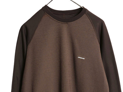 パタゴニア キャプリーン 3 長袖 Tシャツ メンズ M / 08年製 アウトドア ロンT ストレッチ アンダーシャツ インナー ワンポイント ツートン