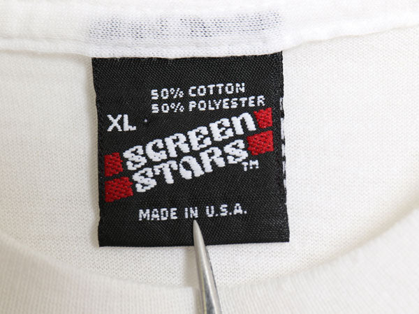 80s USA製 スヌーピー プリント Tシャツ メンズ レディース XL 小さめ L 程/ ヴィンテージ オフィシャル キャラクター シングルステッチ 白