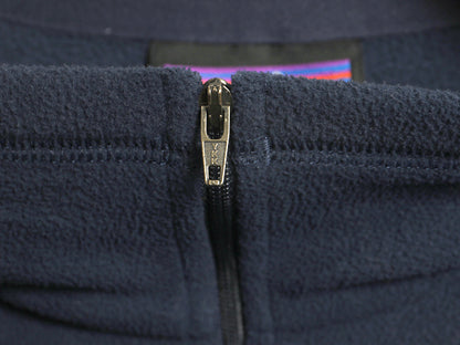 パタゴニア マイクロD ハーフジップ フリース プルオーバー メンズ M 20年製 アウトドア ロンT 長袖 Tシャツ ハイネック トップス ネイビー