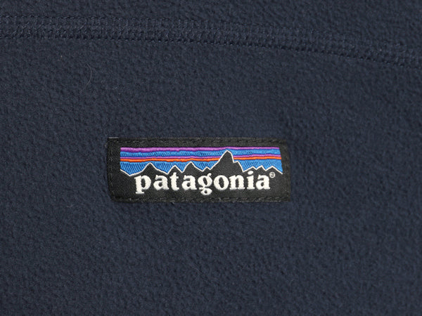 パタゴニア マイクロD ハーフジップ フリース プルオーバー メンズ M 20年製 アウトドア ロンT 長袖 Tシャツ ハイネック トップス ネイビー