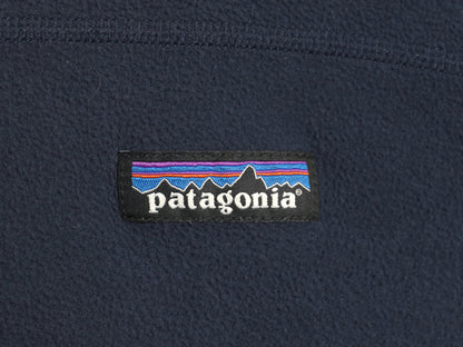 パタゴニア マイクロD ハーフジップ フリース プルオーバー メンズ M 20年製 アウトドア ロンT 長袖 Tシャツ ハイネック トップス ネイビー