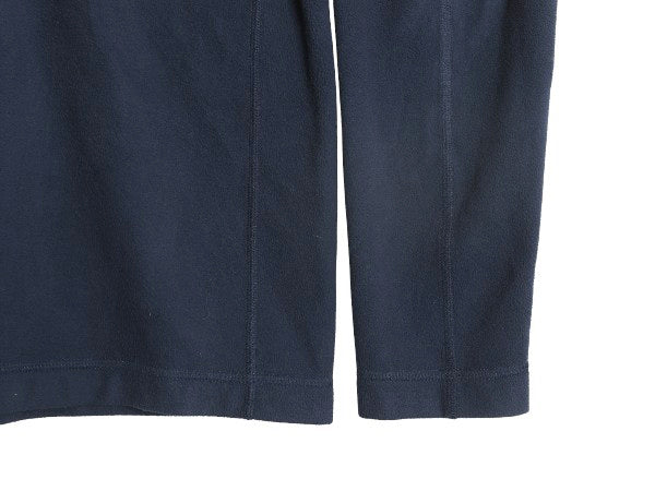 パタゴニア マイクロD ハーフジップ フリース プルオーバー メンズ M 20年製 アウトドア ロンT 長袖 Tシャツ ハイネック トップス ネイビー