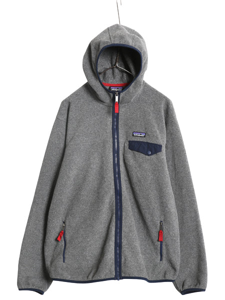 パタゴニア ライトウェイト シンチラ スナップT フーディ メンズ L 17年製 フリース パーカー ジャケット フルジップ ハイネック ブルゾン