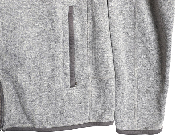 パタゴニア ベターセーター ジャケット メンズ М 13年製 フリース セーター フルジップ ブルゾン ハイネック アウトドア ワンポイント 灰