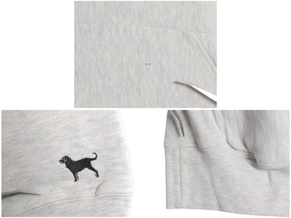 00s The Black Dog ドッグ プリント ハイネック スウェット メンズ レディース XS / オールド ヘビーウェイト 犬 裏起毛 トレーナー グレー