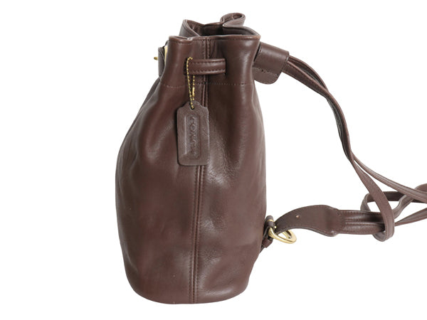 USA製 オールドコーチ 本革 レザー ショルダー バッグ レディース コーチ カバン 牛革 肩掛け 斜め掛け ワンショルダー シンプル ブラウン