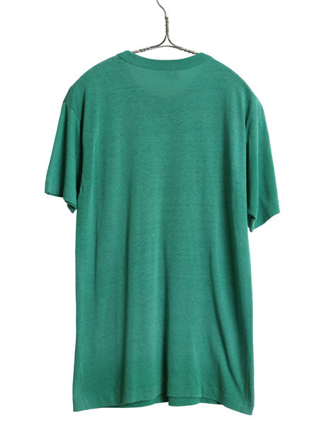 80s USA製 チャンピオン イーグルス プリント Tシャツ メンズ L 小さめ M 程 ヴィンテージ NFL アメフト オフィシャル シングルステッチ 緑