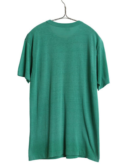 80s USA製 チャンピオン イーグルス プリント Tシャツ メンズ L 小さめ M 程 ヴィンテージ NFL アメフト オフィシャル シングルステッチ 緑