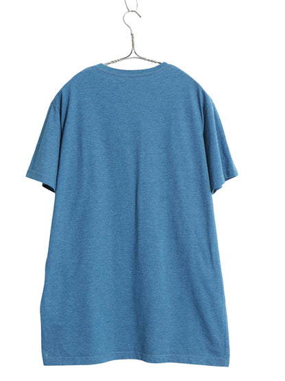 パタゴニア ロゴ プリント 半袖 Tシャツ メンズ L / 17年製 アウトドア オーガニック コットン トップス カットソー スリム 半袖Tシャツ 青