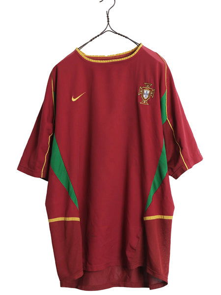 00s ☆ ナイキ ポルトガル 代表 サッカー ユニフォーム メンズ XL オールド 02 03 ワールドカップ 当時物 ナショナル フットボール ホーム