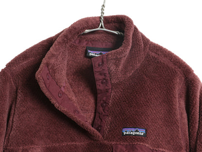 パタゴニア リツール スナップT プルオーバー ジャケット レディース М 古着 18年製 フリース アウトドア ブルゾン ハイネック シンプル
