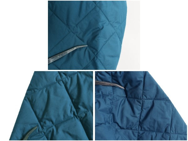 パタゴニア ダイアモンド キルト ボマー フーディ メンズ M 22年製 中綿 パーカー ナイロン ジャケット フルジップ ブルゾン ジャンパー 青