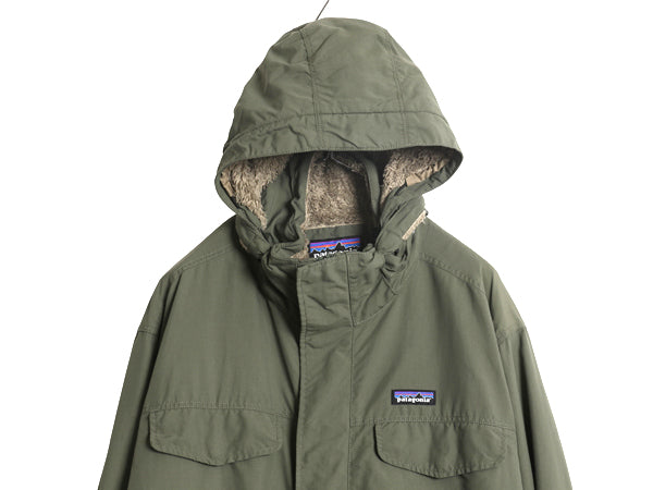 パタゴニア イスマス パーカー メンズ XL 16年製 裏 ボア パイル フリース ナイロン ジャケット フルジップ マンパ ブルゾン 大きいサイズ