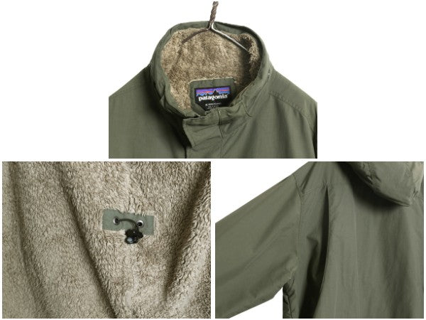 パタゴニア イスマス パーカー メンズ XL 16年製 裏 ボア パイル フリース ナイロン ジャケット フルジップ マンパ ブルゾン 大きいサイズ