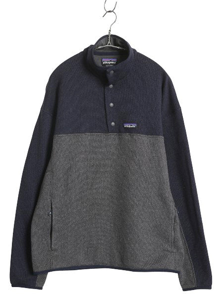 パタゴニア ライトウェイト ベターセーター マースピアル プルオーバー メンズ L 19年製 フリース セーター スナップ ジャケット ツートン