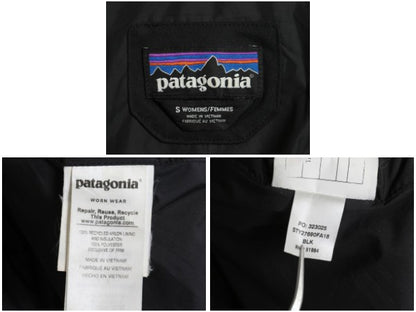 パタゴニア ラダリー ジャケット レディース S / 古着 18年製 アウトドア 中綿 キルティング ナイロン フルジップ ブルゾン ハイネック 黒