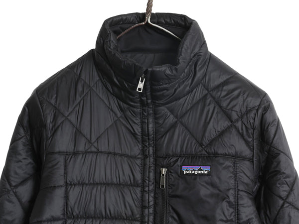 パタゴニア ラダリー ジャケット レディース S / 古着 18年製 アウトドア 中綿 キルティング ナイロン フルジップ ブルゾン ハイネック 黒